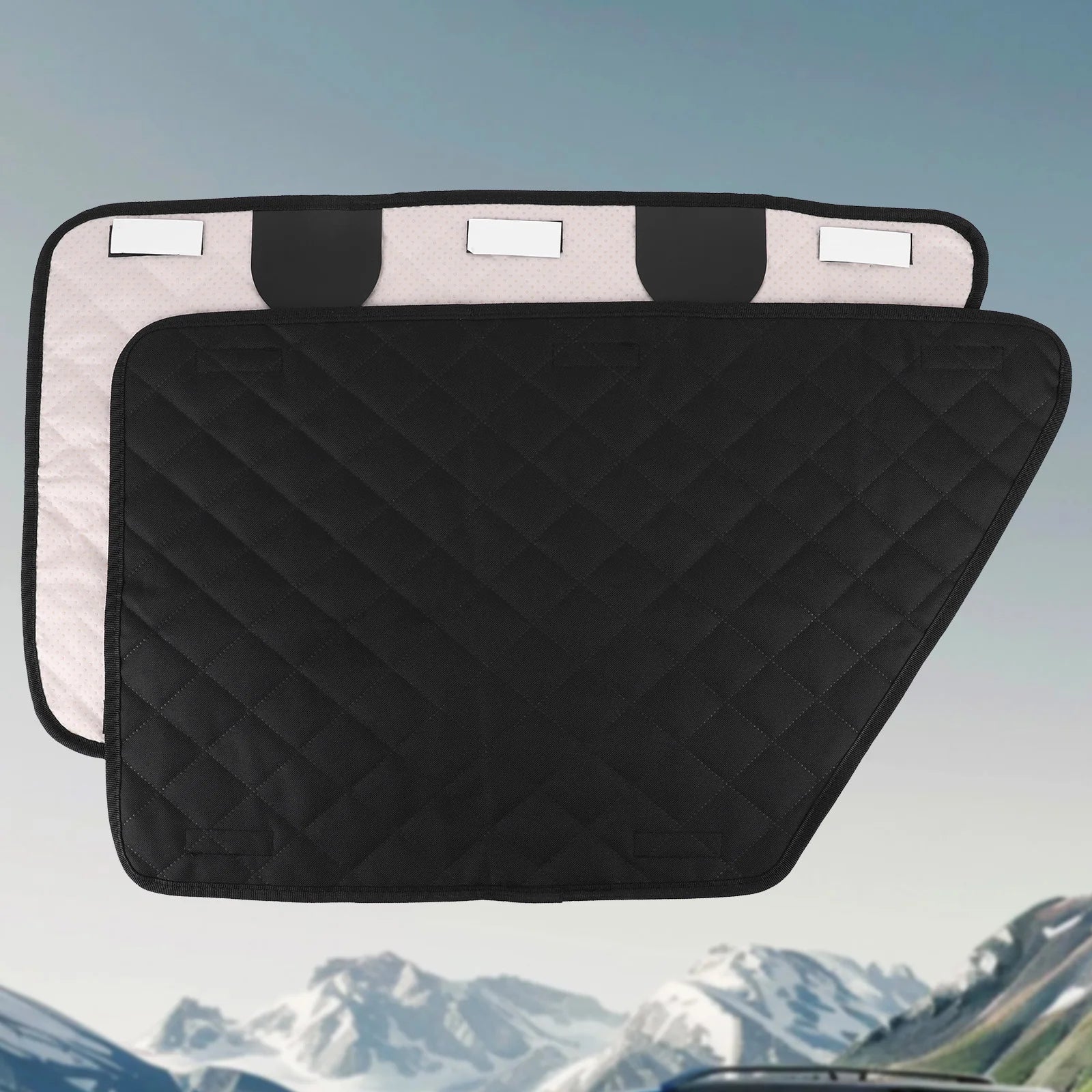 2Pcs Oxford Waterproof Car Door Cover Dog Pet Anti-Scratch Car Interior Cover Washable Car Door Protect Mats for Car Truck & SUV
