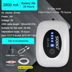 SOBO Aquarium Fish Tank Oxygen Air Pump Compressor Charging Silent USB with Battery Portable Fishing Oxygenator Outdoor Air Pump