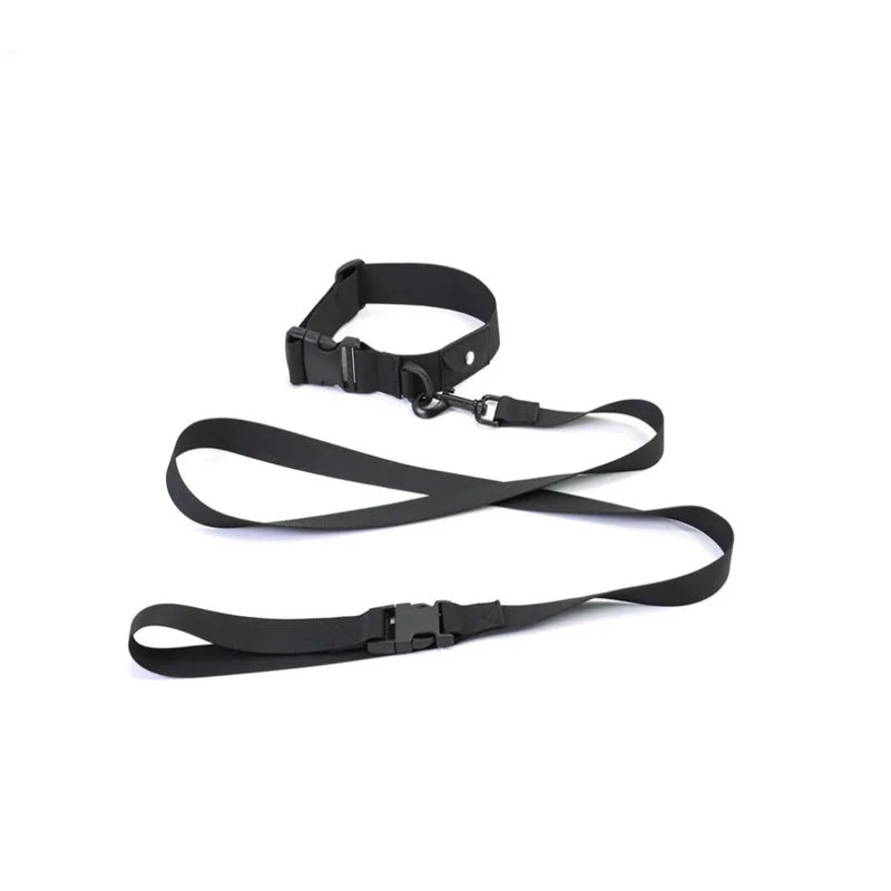 GPS Pet Collar & Leash Locator Set for Dogs & Cats - Comfort Nylon Traction Collar with Tracking