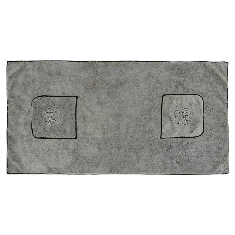 Super Absorbent Big Puppy Pet Dog Towel Bathrobe Bath Towel Microfiber Quick-Drying for Drying Dog Cat Bath Towel Bath Supplies
