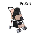 Lightweight Foldable Luxury Pet Travel Stroller Cart 2026 New Fashion Portable Carrier for Small Dogs Cats Outdoor Walk