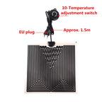 5-45W Reptile Vivarium Heat Mat With A 10-Level Regulator Pets Heating Pad for Indoor Plants Seeding Warm Temperature Controller