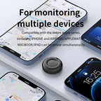 Smart Bluetooth Mini GPS Tracker for Apple Find My - AirTag-Style Child, Pet, Bike & Bag Anti-Loss Locator