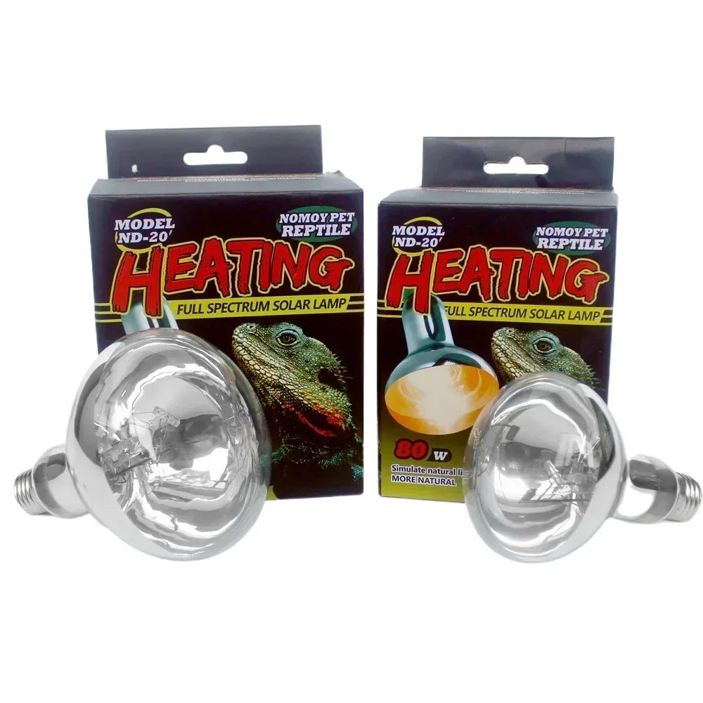 Nomoy 110 220V UVA+UVB Pet Crawling Pet Turtle Lizard Heating Calcium Supplement Tanning Lamp Full Spectrum Sun Lamp