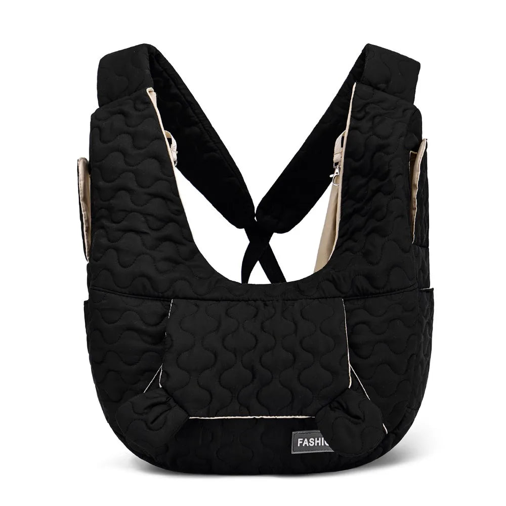 Dog Carrier Waterproof Pet Dog Backpack Cross Strap Wear Resistant Cat Carrying Bag Ergonomic Nylon Pet Transport Bag Street