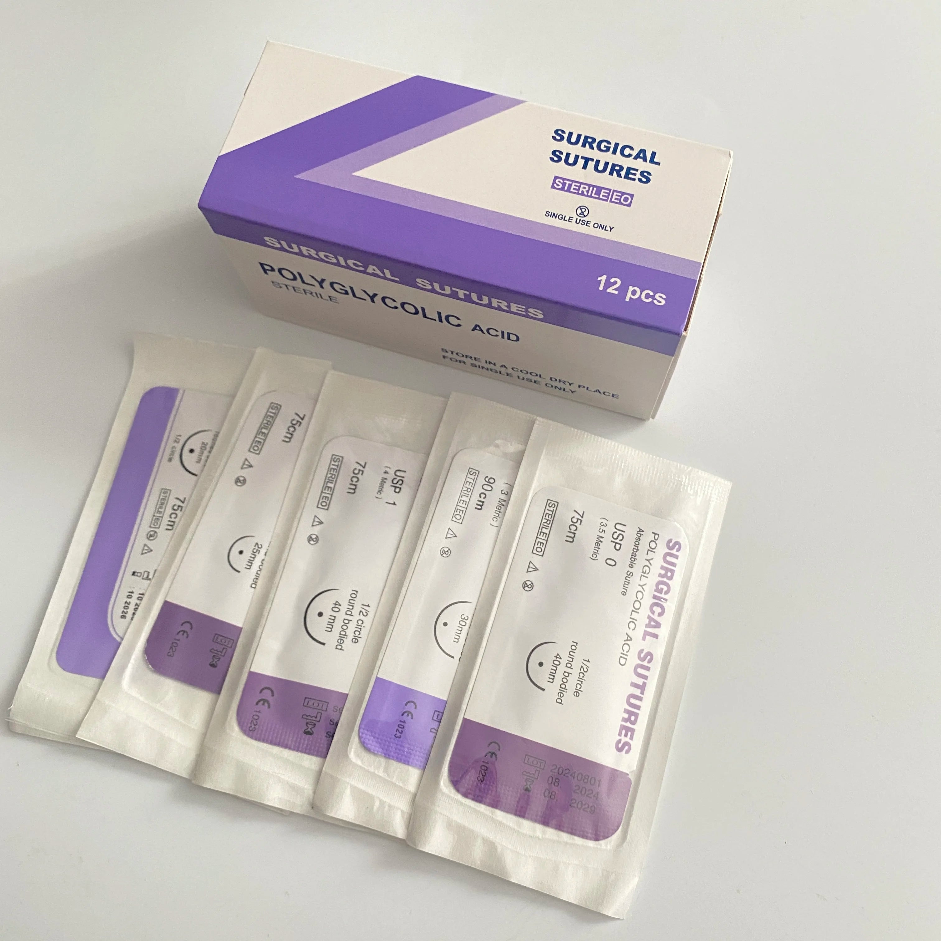 Absorbable PGA Suture Thread with Needle