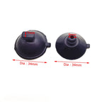 Aquarium Suction Cup Holders (10-Pack, Black, Air Pump & Water Pump Clips for Glass)