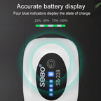 SOBO Aquarium Fish Tank Oxygen Air Pump Compressor Charging Silent USB with Battery Portable Fishing Oxygenator Outdoor Air Pump