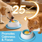 Yogurt Lick Mat Snack Bowl for Dogs & Cats — Interactive Licking Plate for Dental Health & Self-Soothing