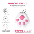 Smart Bluetooth GPS Anti-Loss Pet Tracker & Key Finder - Dog, Cat, Kids & Bag Locator for iOS & Android