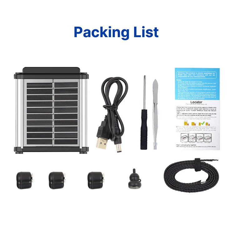 B38A Solar-Powered 4G Mini GPS Tracker for Cows, Sheep & Cattle - Compact Animal Tracking Device