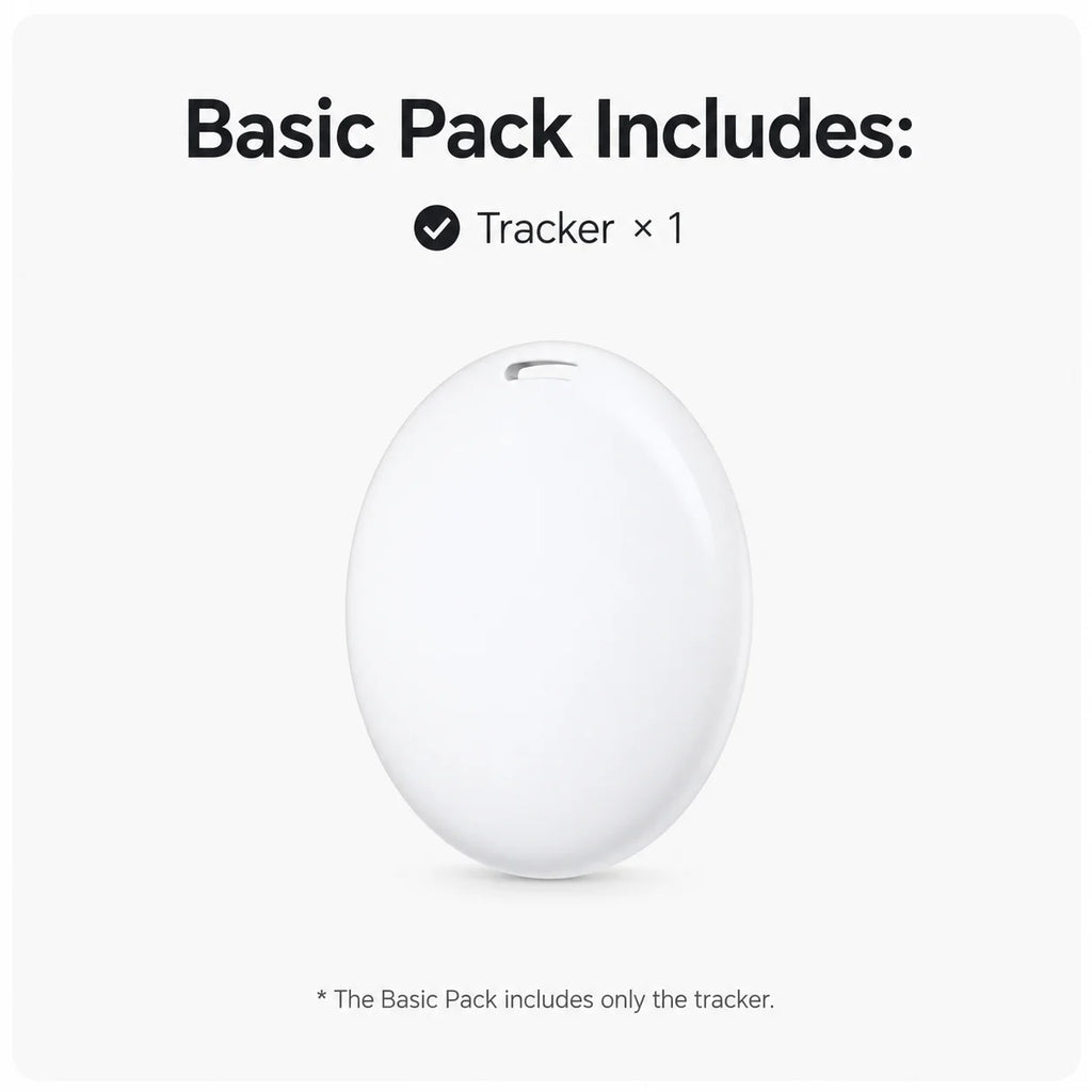 No-Monthly-Fee Find My Compatible Smart GPS Collar Tracker for Cats & Dogs - Waterproof Finder Tag (iOS)