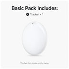 No-Monthly-Fee Find My Compatible Smart GPS Collar Tracker for Cats & Dogs - Waterproof Finder Tag (iOS)