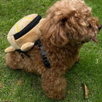 Soft Turtle Shape Dog Backpack Cartoon Portable Dog Snack Bag Large Capacity Adjustable Puppy School Bag Pet Supplies