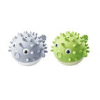 2-Pack Catnip Pufferfish Ball Cat Toys with Dust Cover — Boredom-Relief Teeth Grinding Toy for Kittens
