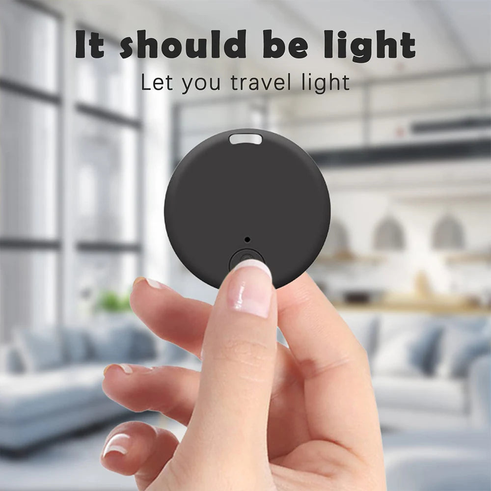 Mini Bluetooth GPS Anti-Loss Reminder Tracker - Smart Finder for Pets, Kids, Bags, Keys & Wallets (iOS & Android)