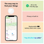 A56X IP67 Waterproof Apple Find My Dog Tracker Collar - Silver