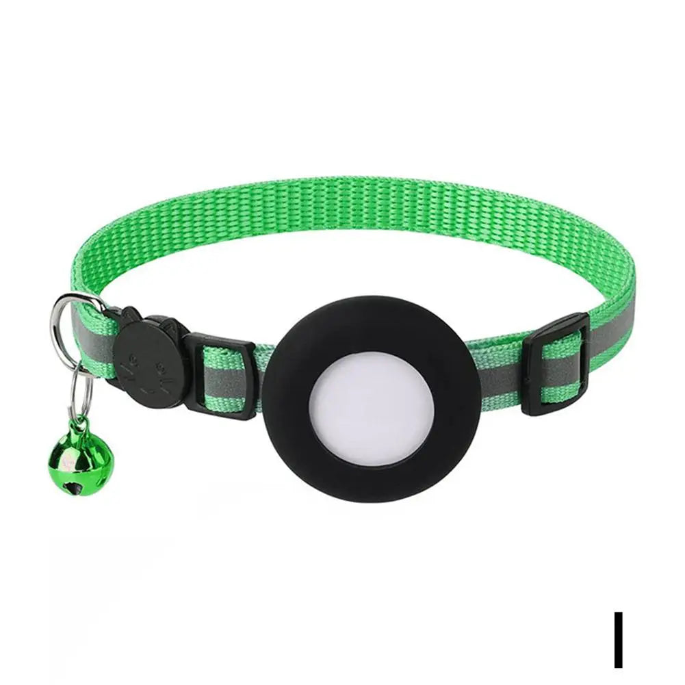 Reflective Breakaway Cat Collar with Bell — Anti-Strangling Adjustable Safety Necklace for Cats & Small Dogs