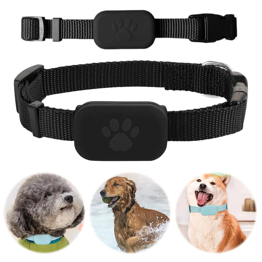 Smart GPS Cat Locator Collar Tracker for Dogs & Cats - Precision Adjustable Anti-Loss Device