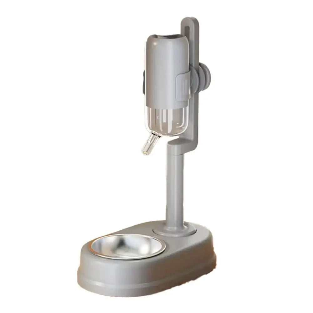 Multifunctional Dog Vertical Drinking Water Feeder No-Drip Non-slip Pet Automatic Water Dispenser Easy-Clean Pet Water Bowl Cat
