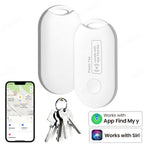 Bluetooth Smart Tag GPS Locator for Luggage & Keys - Apple Find My App Compatible (iOS)