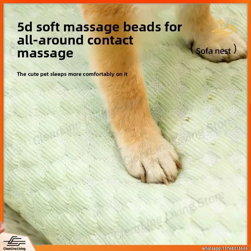 Ice Silk Cooling Sofa Bed for Dogs & Cats (Washable)