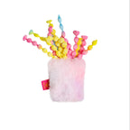 Catnip & Rattle Plush Pompom Cat Kick Toy — Minty Self-Entertainment Balls for Indoor Cats