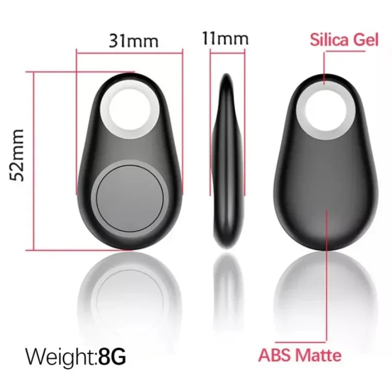 Mini Bluetooth GPS Tracker for Cats - Long-Range Anti-Theft Locator for iOS & Android