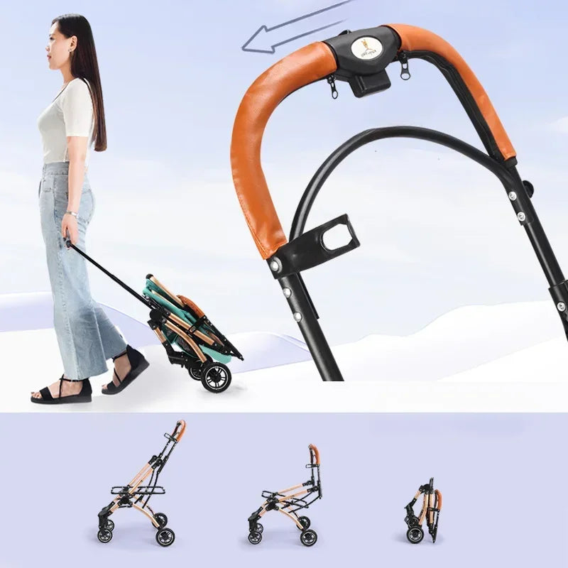 Portable Multifunctional Pet Stroller Detached Vehicle Mounted Pet Cage Lightweight and Foldable Pet Stroller Dogs Buggy