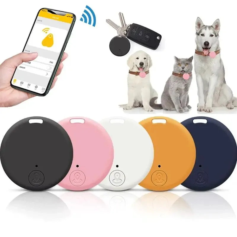 Mini Bluetooth-Compatible GPS Smart Tag Key Finder - Anti-Loss Alarm Tracer for Wallets, Keychains, Pets & Children