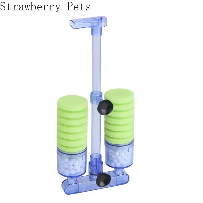 Aquarium Surface Skimmer Filter (Air Pump Driven, Oil Film Removal, Fish Tank Cleaner)