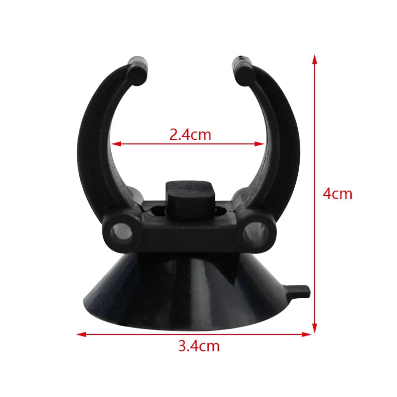 Aquarium Heater & Equipment Suction Cup Holders (For Heating Rods, UV Lamps, LED Lights, Pipes)