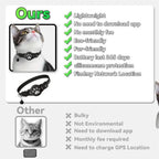 Waterproof Mini GPS Dog Tracker with Movement Alert Collar - Remote Global Anti-Loss Locator for Cats & Puppies