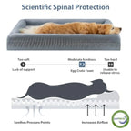 XL Orthopedic Dog Sofa Bed with Bolster Sides (Washable)