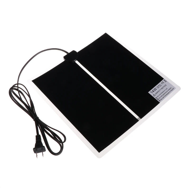 Reptile Heat Mat Warm Hydroponic Heating Pad 20W/14W/7W/5W for Snake Lizard Terrarium Greenhouse Germination B03E