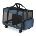 2026 Double-layer Pull-out Pet Bag, Single Shoulder Handheld Backpack, Portable Outdoor Travel Carrier for Cats & Dogs