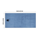 35*75cm/50*100cm  Dogs Grooming Supplies Microfiber Pet Bath Towel Embroidered Super Soft Absorbent Cat For