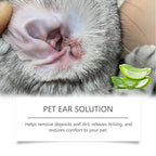 Pet Ear Cleaner Remove Ear Mites Odor Removal Dirt Relieve Itching Reduce Redness Soothing Nourishing Deodorization Pet Ear Care