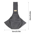 Lightweight Breathable Pet Carrier Wrap Bag (Travel, Hiking, Beach)