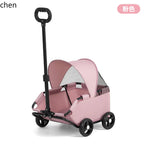 Hxl pet stroller - lightweight, foldable, outdoor pet carrier