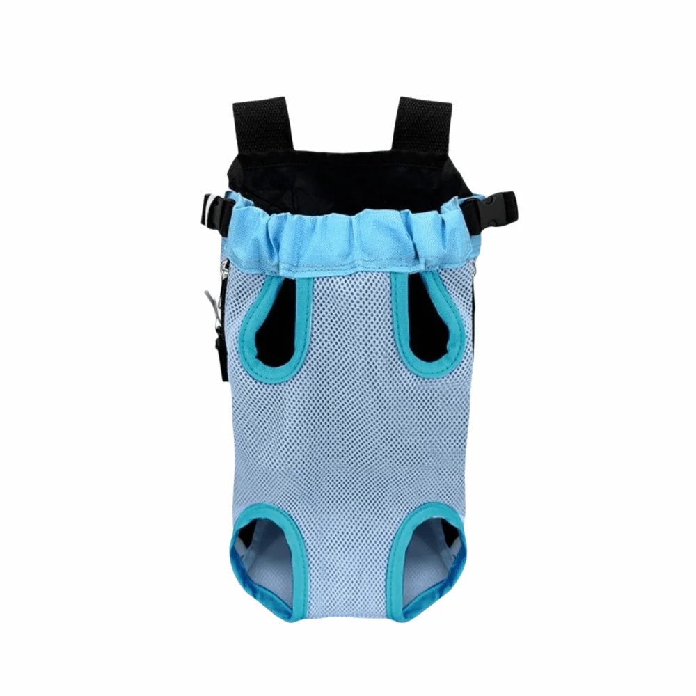 Breathable Mesh Double Shoulder Pet Front Carrier (Hands-Free, Portable)