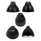 Reptile Dome Lamp Cover Aluminum Easy Installation Light Shade for Lizard Chameleon Bearded Dragon Reptile Terrarium Snake