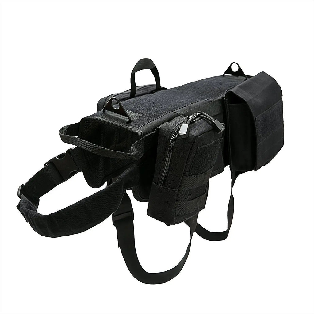Tactical Camouflage Dog Vest Large Dog Outdoor Training Chest And Back Set Explosive Charge Leash Military Police Dog Equipment
