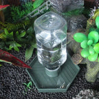 Turtle Food Bowl Anti-slip Reptiles Water Feeder Stable Plastic Automatic Water Dispenser Detachable Turtle Water Bowl Vivarium