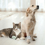 Elastic Fiber Pet Self-adhesive Bandage Non-woven Fabric Breathable Dog Paw Wrap Printed Paw Pattern Stretchable