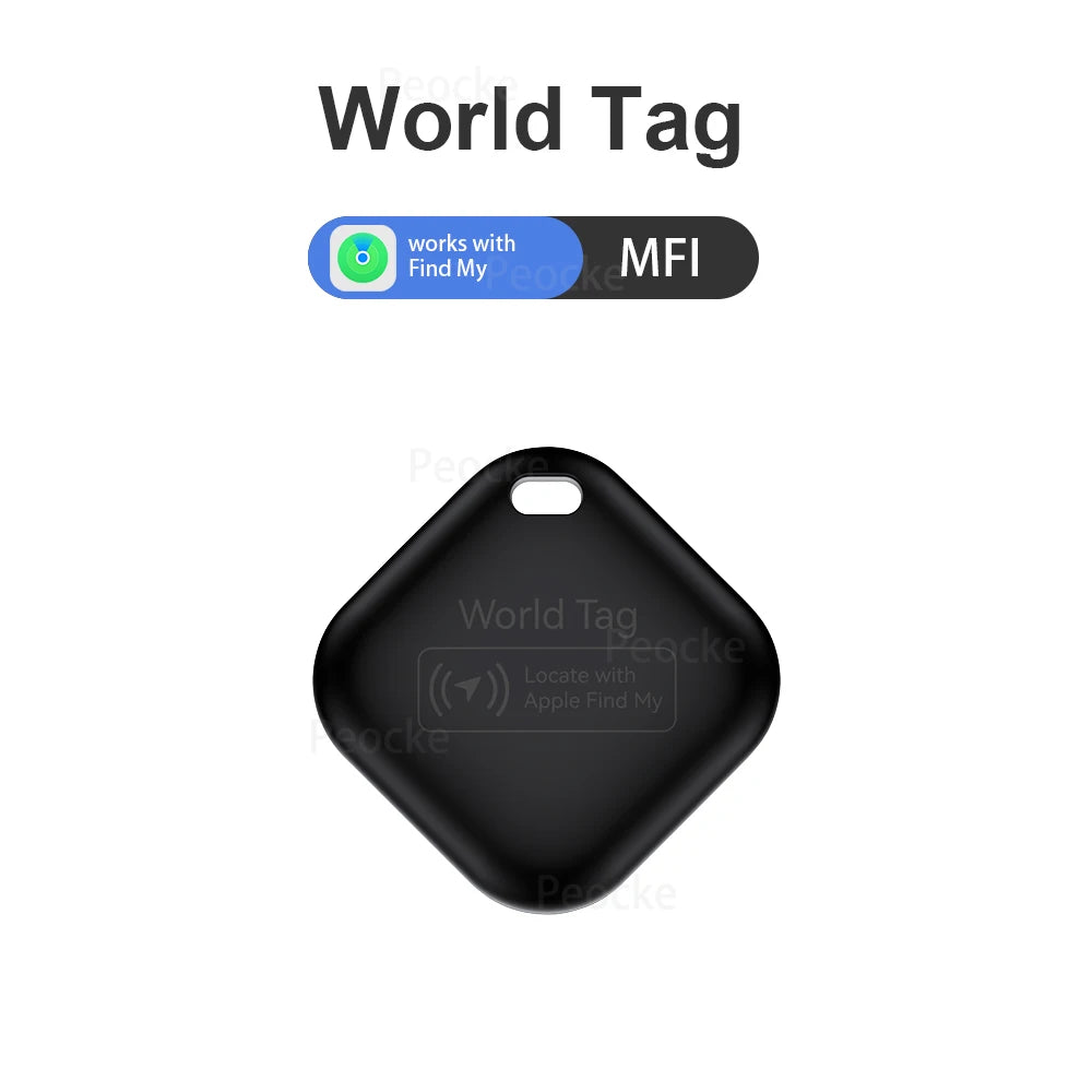 Mini Apple Find My Pet Tracker - Bluetooth Smart Tag for Cats, Dogs, Kids, Bags, Wallets & Keys