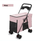 Medium Sized Dog Pet Stroller Multifunction Foldable Outdoor Push Cart Portable Cats Small Dogs Dog Stroller Cat Stroller