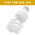 UVB 5.0 10.0 Reptile Heating Lamp 13W /26W UV Energy Saving Bulb Terrarium Basking Reptile Light Turtle Lizard Snake Lamps