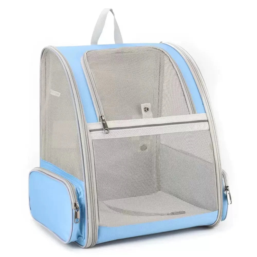 Portable Pet Carrier Backpack Foldable (Suede, Large Capacity, 5 Colors)