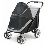 Modern Portable 55kg Large Dog Pet Stroller Cats Dogs Cart 4-wheel Foldable Large Capacity Stroller Outdoor Travel Trolley a